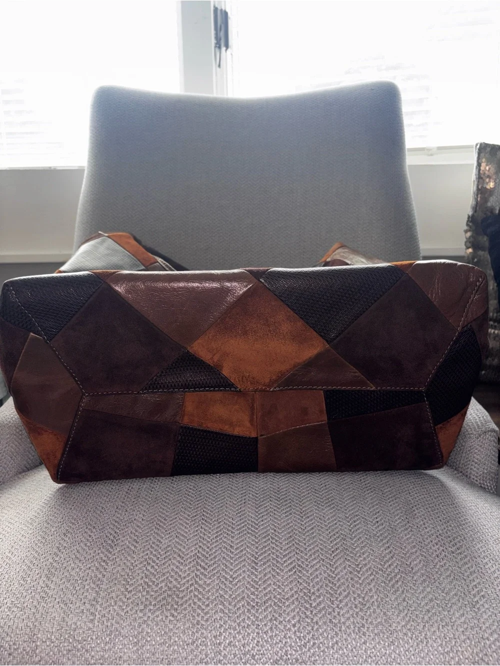 Marc Jacobs The Suede Patchwork Sack Bag